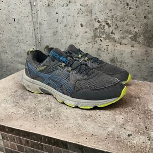 Asics Mens Gel Venture 8 1011A824 Black Blue Running Shoes Sneakers Size 10